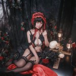 DATE·A·LIVE,kurumi tokisaki,吊带袜,Stockings,non-nude